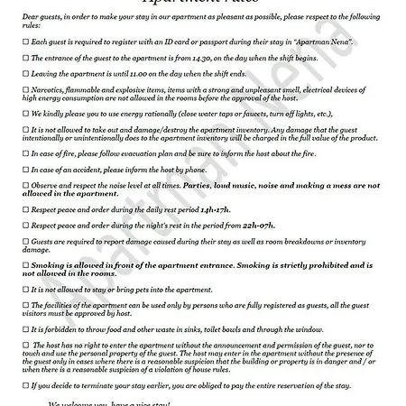 Apartmán Nena Pirot